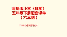 15.《生物繁殖新技术》课件 青岛版(六三制)小学科学五下