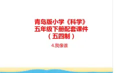 4.《我像谁》教学课件 青岛版(五四制)小学科学五下