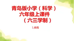 1.《病毒》课件 青岛版(六三制)小学科学六上