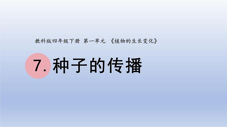 小学科学教科版四年级下册第一单元第7课《种子的传播》课件20(2022新版)01