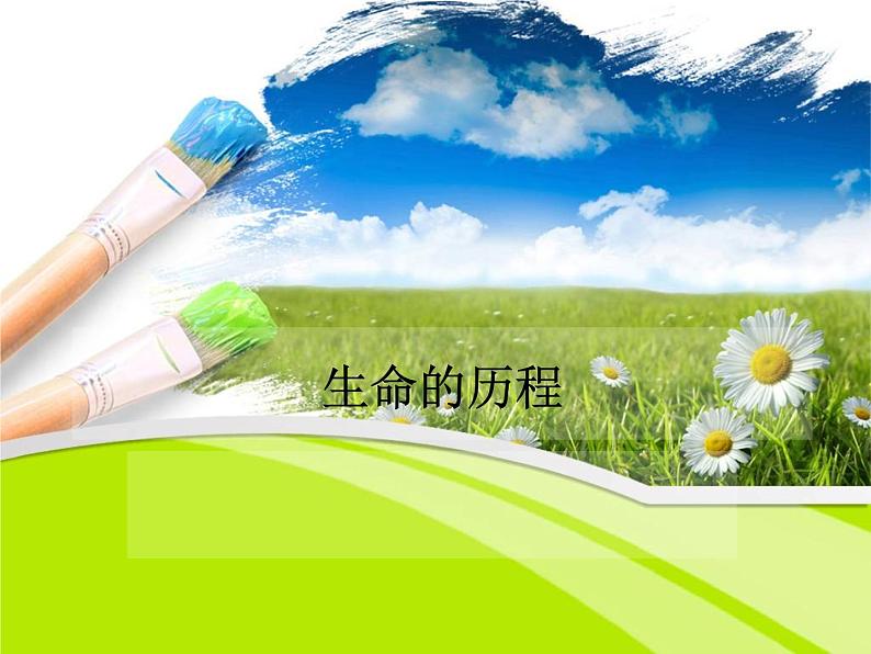 小学科学湘教版六年级下册第一单元_1 生命的历程_教学课件第1页