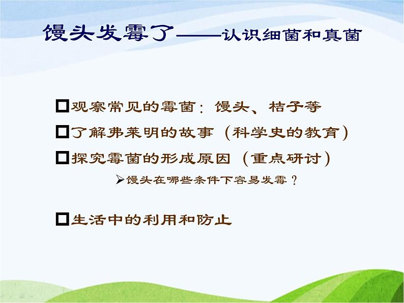 青岛小学科学六上《3、馒头发霉了》PPT课件-第2页