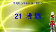 青岛版 (五四制)四年级上册第四单元 水循环14 沸腾示范课ppt课件