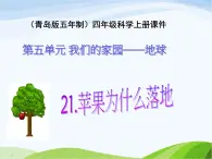 青岛小学科学四上《20-苹果为什么落地》PPT课件-(1)