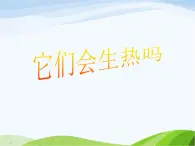 青岛小学科学四下《4-它们会生热吗》PPT课件-(1)