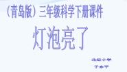 青岛版 (五四制)三年级下册第五单元 电的本领19 灯光亮了教学演示ppt课件