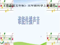 青岛小学科学五上《11-谁能传播声音》PPT课件-(1)