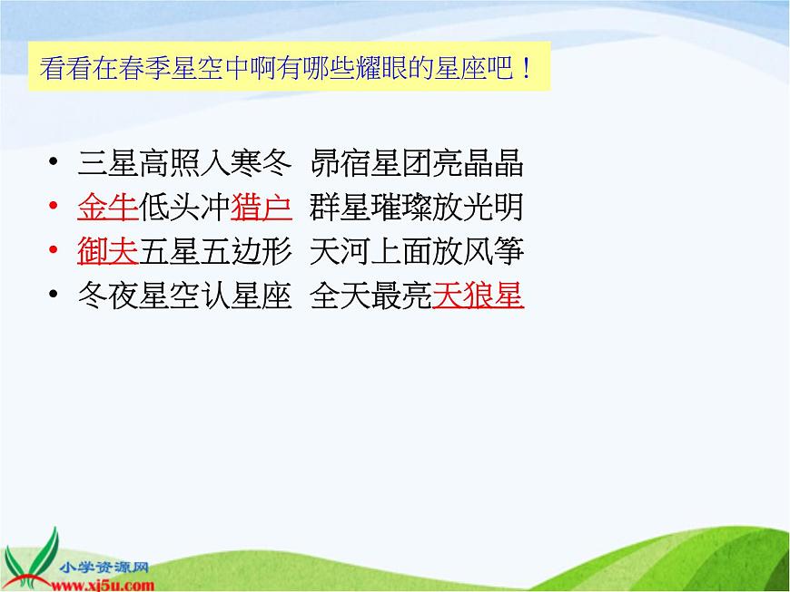 青島小學(xué)科學(xué)五下《16.春季星空》PPT課件-(2)第2頁
