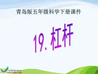 青岛小学科学五下《19.杠杆》PPT课件-(1)