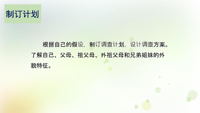 第18课《专题探究:外貌特征能遗传吗》教学课件+教材分析 粤教版小六科学上册08