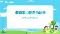 小学科学教科版 (2017)六年级上册2.调查家中使用的能量优秀课件ppt