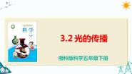 科学五年级下册2 光的传播集体备课ppt课件