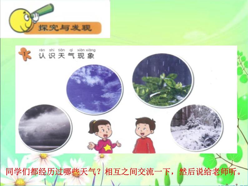 冀人版(2017秋)科学一年级下册  9. 多样的天气(课件)第6页