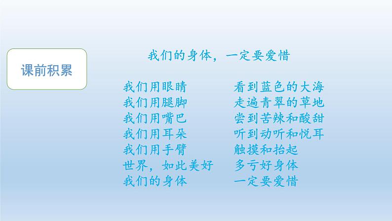 教科版(2017秋)科学二年级下册 观察我们的身体(课件)第1页