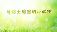 小学科学苏教版 (2017)二年级下册9 寻访土壤中的小动物评课课件ppt