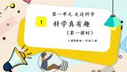 人教鄂教版 (2017)一年级上册1 科学真有趣完美版授课ppt课件