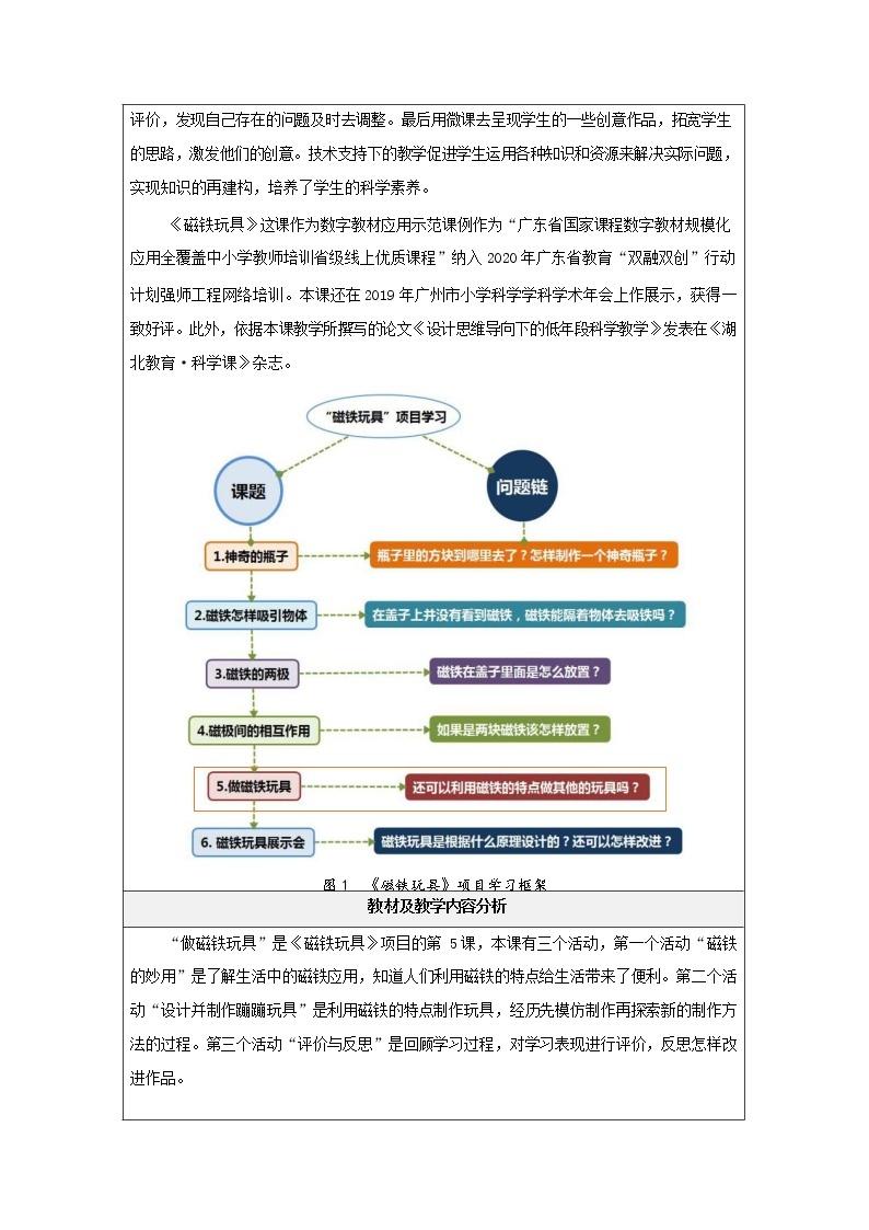 信息技术应用能力提升20优秀设计-粤教科技版科学二年级上册第二单元《做磁铁玩具》教案02