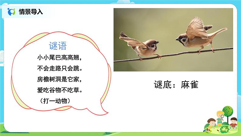 粤教版科学三上1.2《蜻蜓与麻雀》课件第4页