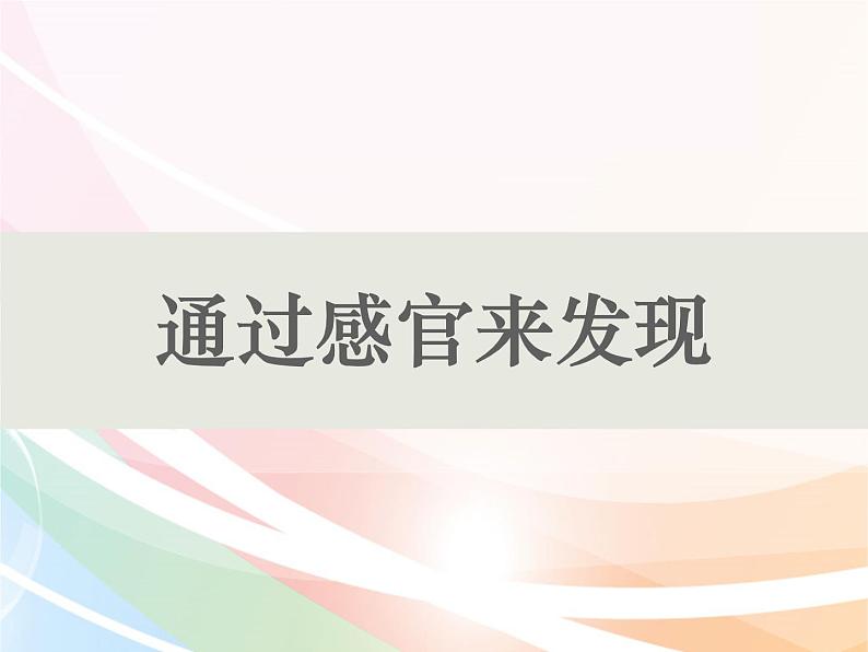 教科版(2017)科学二年级下册2.2. 通过感官来发现课件+教案+素材01