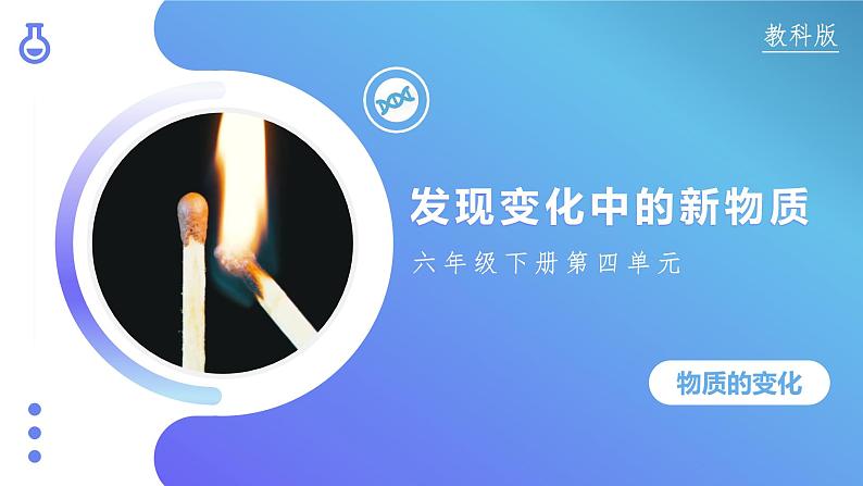 4.3发现变化中的新物质(课件)教科版(2017)科学六年级下册01