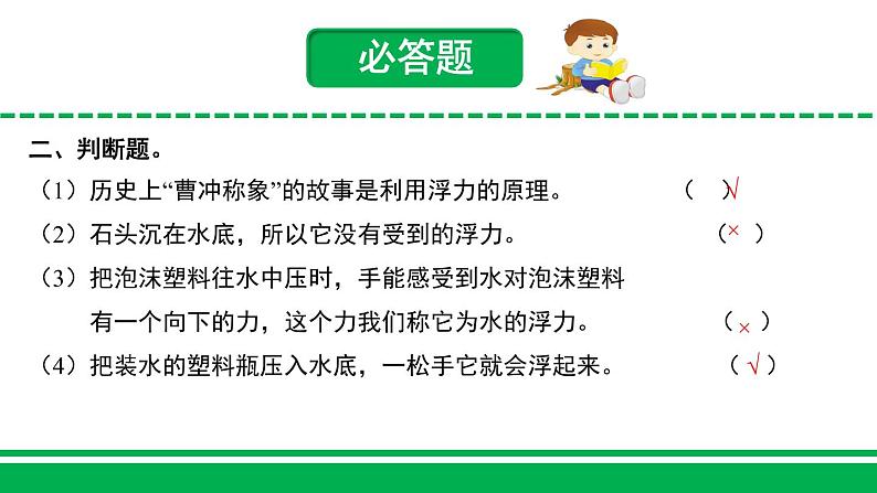 苏教版科学四上 11.浮力 课件PPT+教案+练习(第二课时)03
