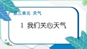 小学科学教科版 (2017)三年级上册1.我们关心天气习题ppt课件