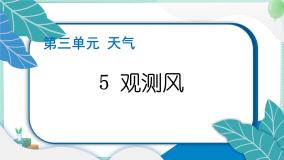 小学科学教科版 (2017)三年级上册5.观测风习题ppt课件