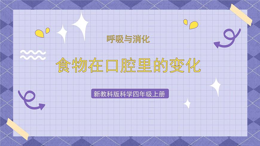 2.7《食物在口腔里的變化》 課件第1頁