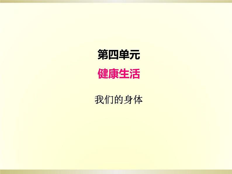 小学科学教科版五年级上册第四单元第1课《我们的身体》课件(2022新版)第1页