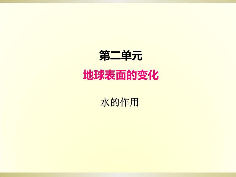 小学科学教科版五年级上册第二单元第6课《水的作用》课件(2022新版)01
