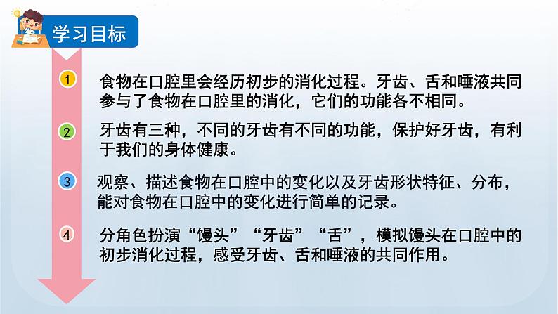 教科版四年级科学上册课件 第二单元 呼吸与消化 7 食物在口腔里的变化02