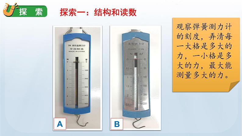 教科版四年级科学上册课件 第三单元 运动和力 4 弹簧测力计06