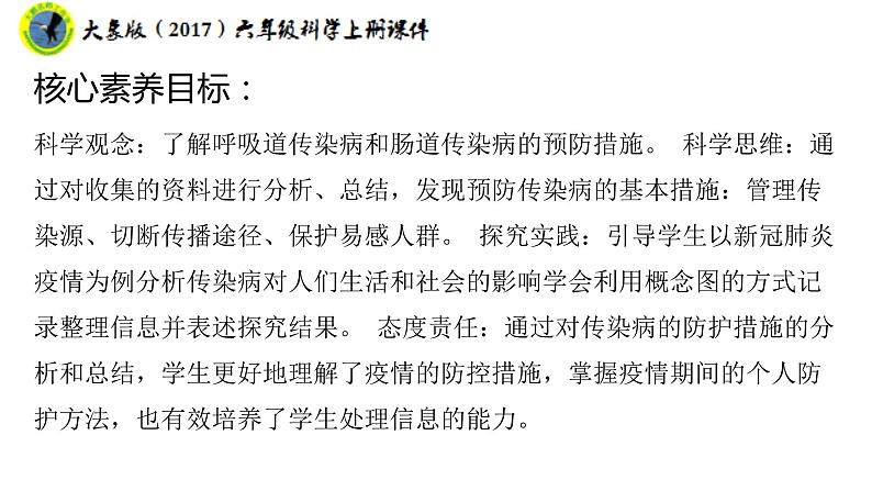大象版(2017)六年级科学上册1.5疫情与防护课件+素材02