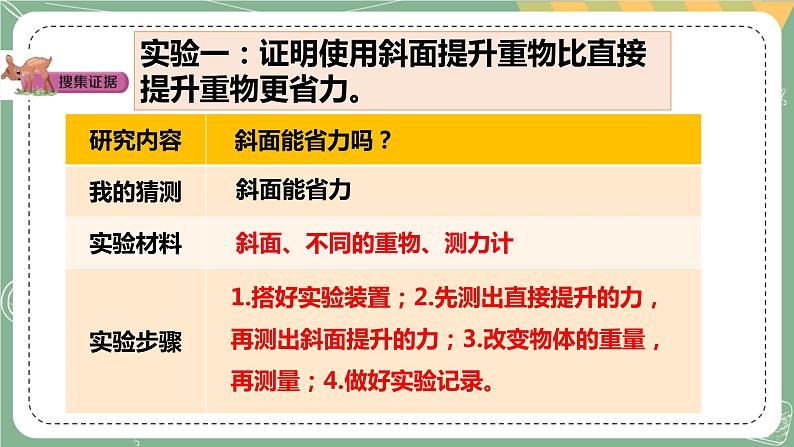 大象版科学五上 5.5 斜面 课件PPT (含练习)05