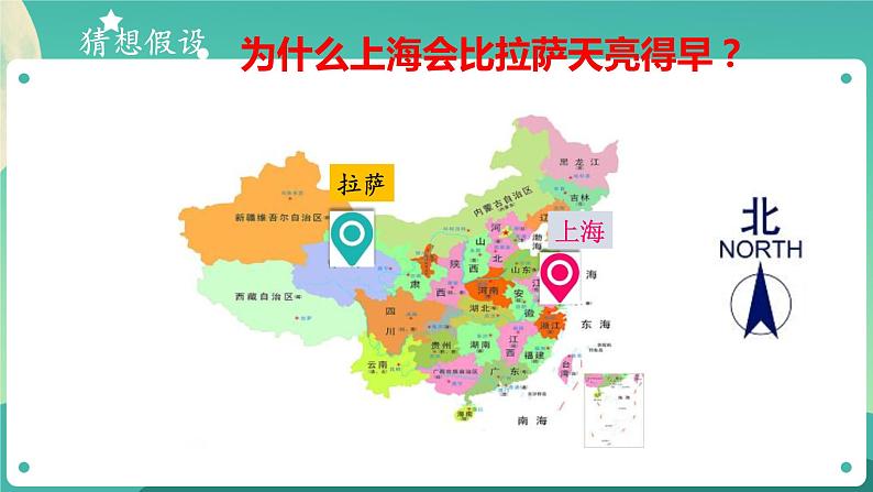 大象版五年级下册科学 3.2 谁先看到日出 课件04