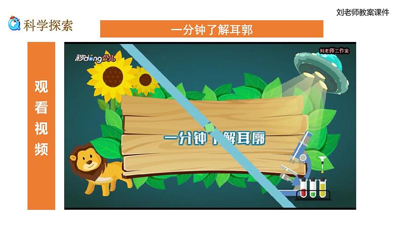 新教科版科学四年级上册1.4《我们是怎样听到声音的》教案+课件+视频06