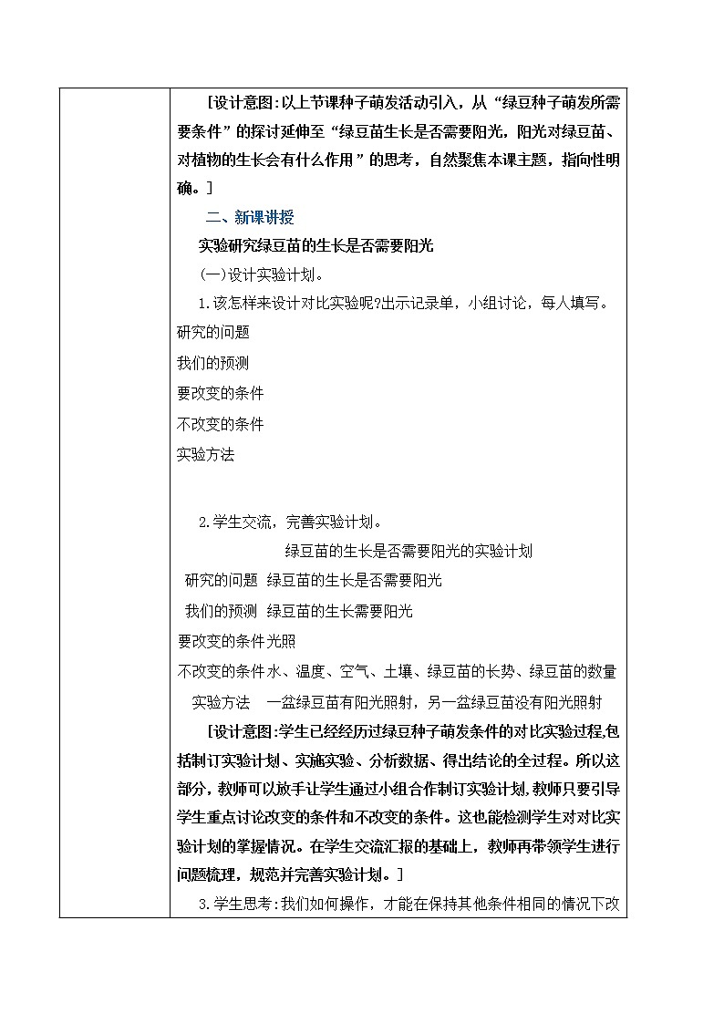 1.3《绿豆苗的生长》课件PPT+教案02