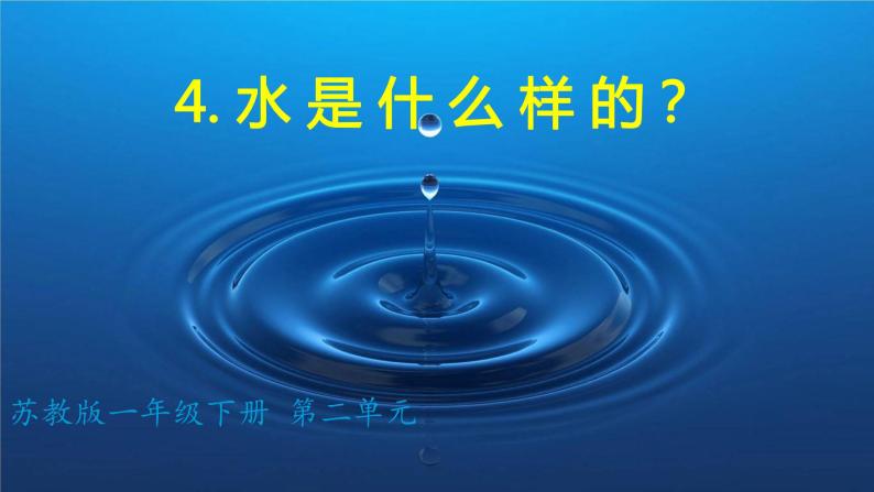 2.4水是什么样的-同步微课+课件+教案03