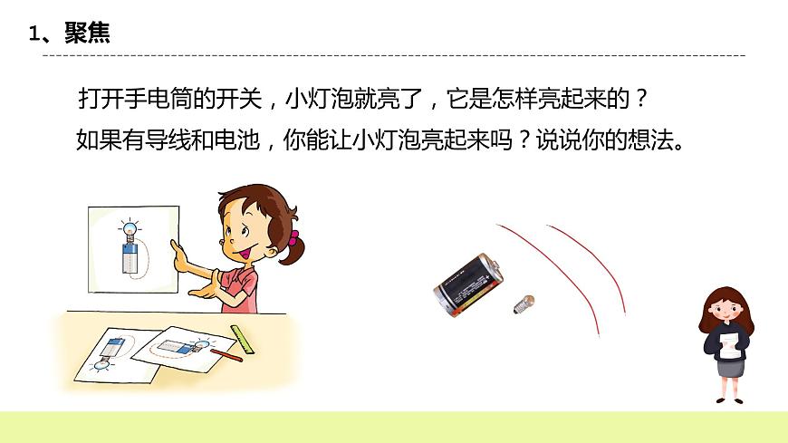 教科版科學(xué)四年級(jí)下冊(cè)2.2《電亮小燈泡》課件ppt(2)第3頁
