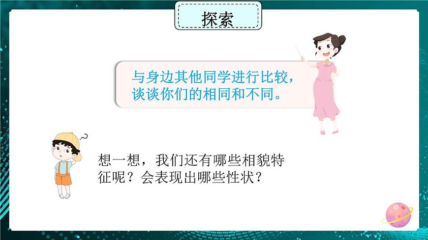 新教科版科學(xué)六下 5.相貌各異的我們 PPT課件第7頁(yè)
