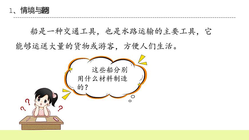 六年級下冊冀人版科學第9課 《漂浮的船》課件第5頁