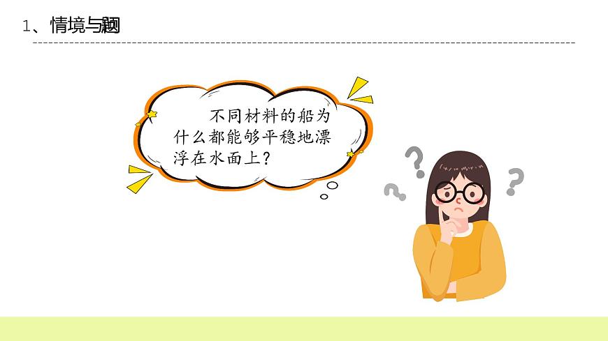 六年級下冊冀人版科學第9課 《漂浮的船》課件第6頁