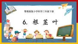 人教鄂教版（2017秋） 三年级下册2.6 根 茎 叶（课件）