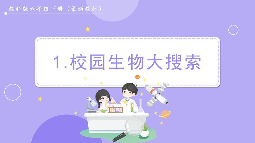 第1課時  校園生物大搜索第1頁