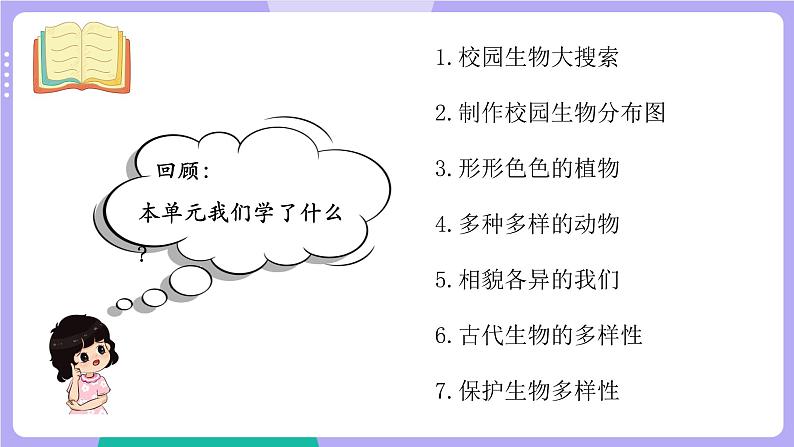 教科版科学六下 第二单元 生物的多样性(单元复习课件)02