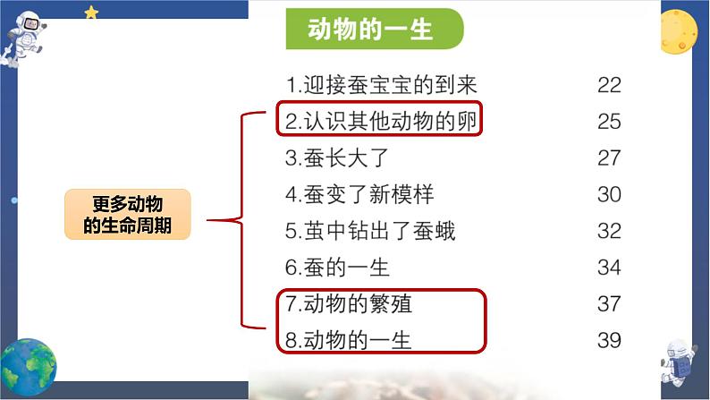 教科版科学三下 2.《动物的一生》单元复习课件05