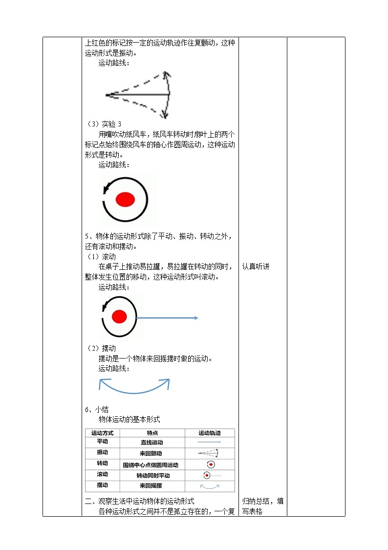 【青岛版六三制】四下科学 1.3《运动的形式》(课件+教案+练习)02