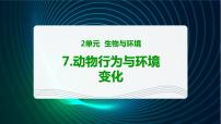 小学科学青岛版 (六三制2017)六年级下册动物行为与环境变化备课ppt课件