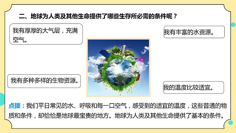 3.1《地球——宇宙的奇迹》课件+素材 教科版五年级科学下册(送教案练习)05