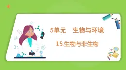 5.15 生物与非生物（课件）四年级下册科学 苏教版